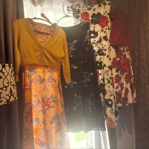 Dresses 4 w/crop cardigan